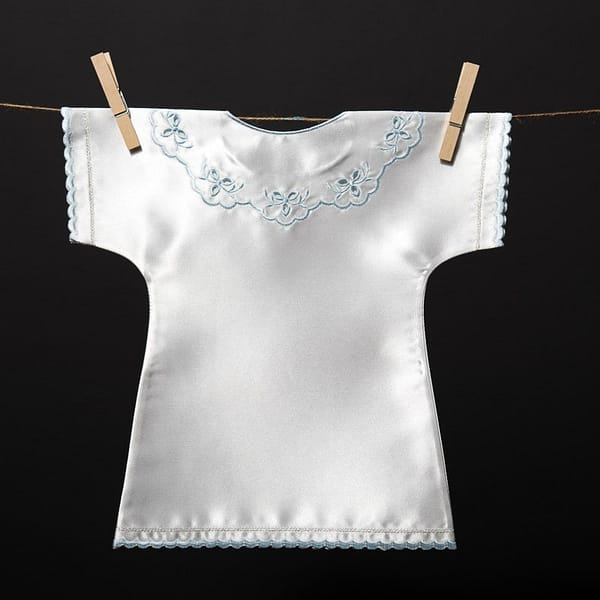 1SatinMO Satin Christening Gown