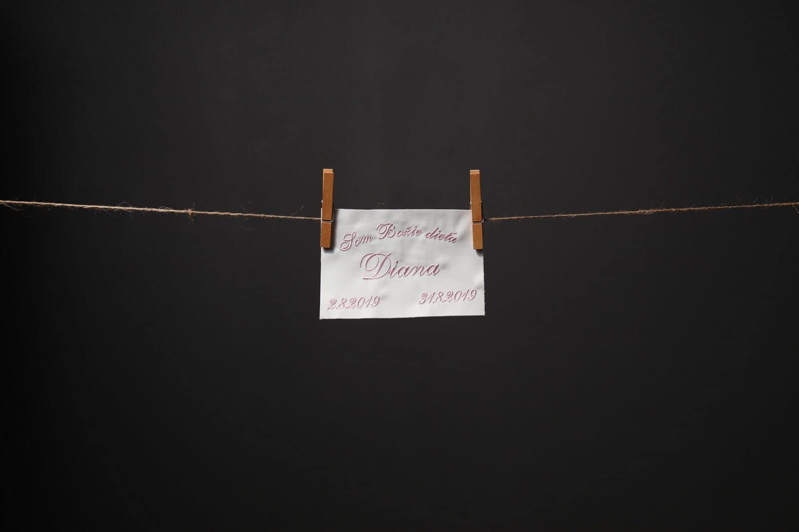 Cotton Christening Gown - Mary, Pink - Image 5
