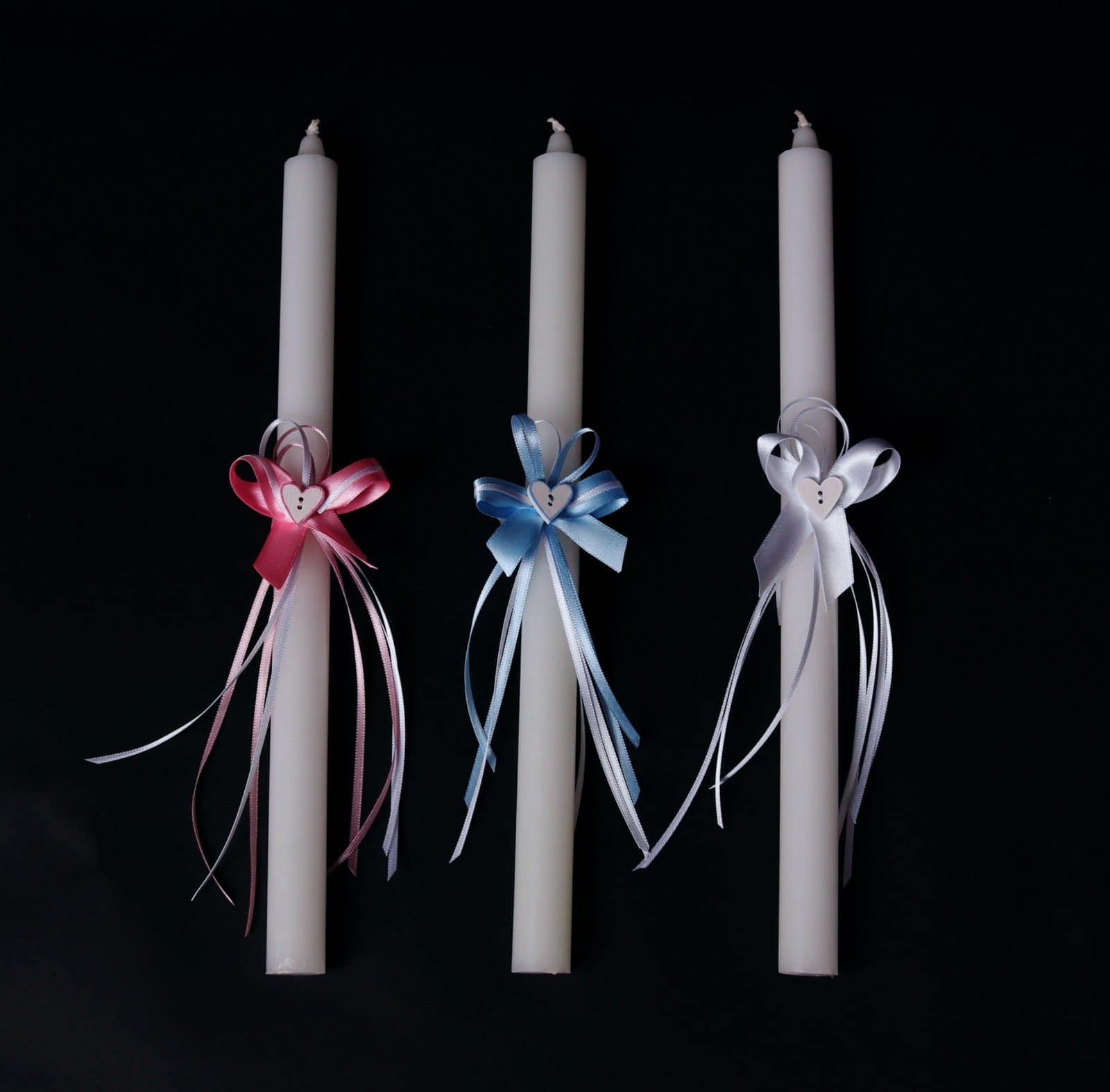 Christening Candle with Decoration 2