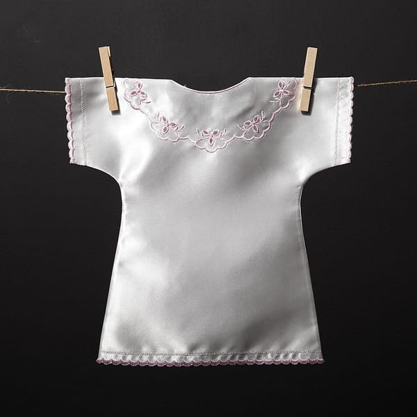 1SatinRU Satin Christening Gown for a Baby Girl