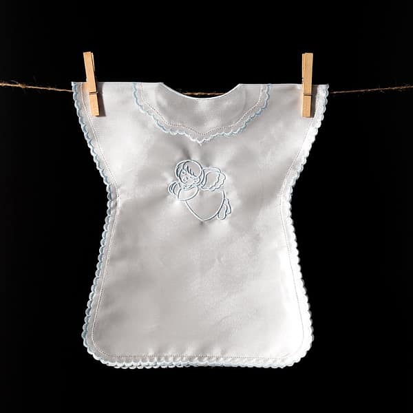 satin christening gown