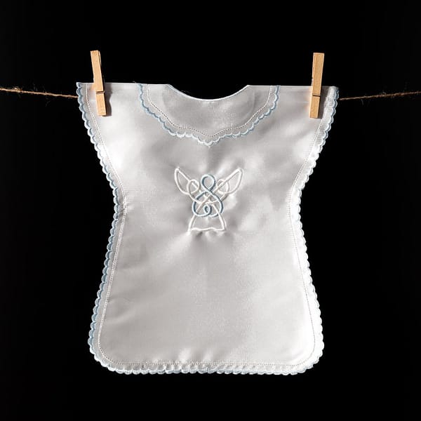 satin christening gown