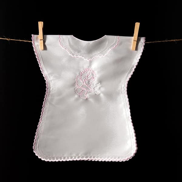 satin christening gown
