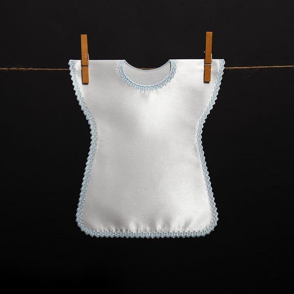 Pure satin christening gown