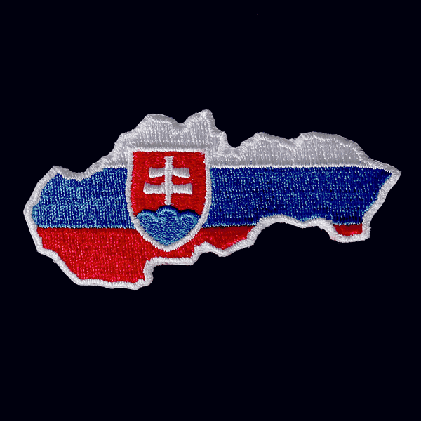 Patch - Slovak flag - Map