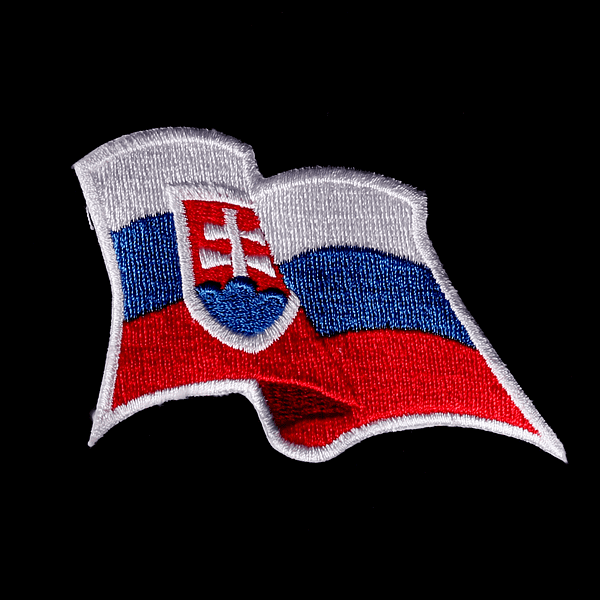 Patch - Slovak flag - Waving