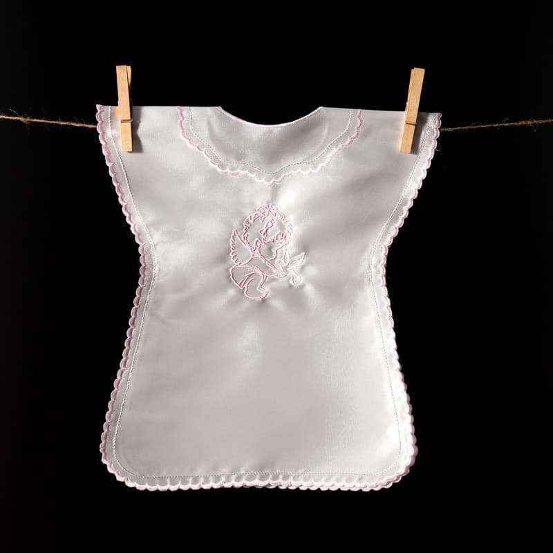 satin christening gown
