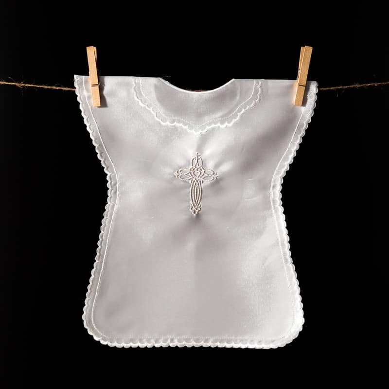 Satin Christening Gown
