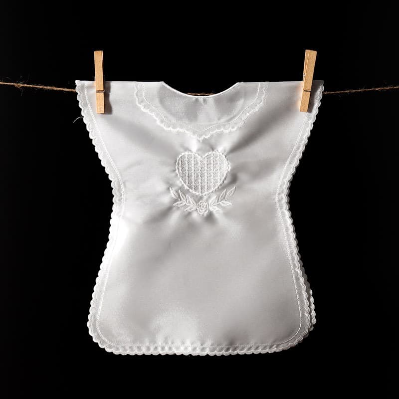 satin christening gown