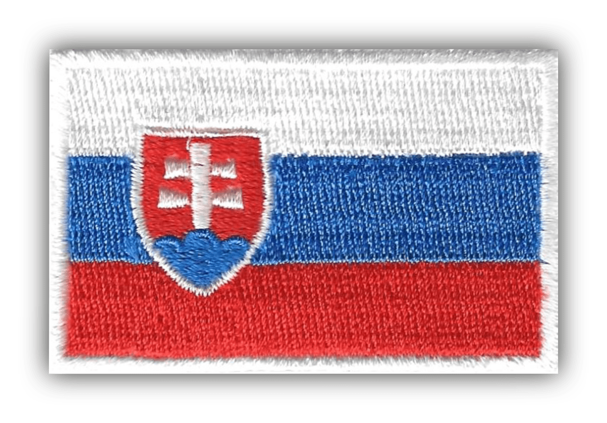 slovenská vlajka nášivka