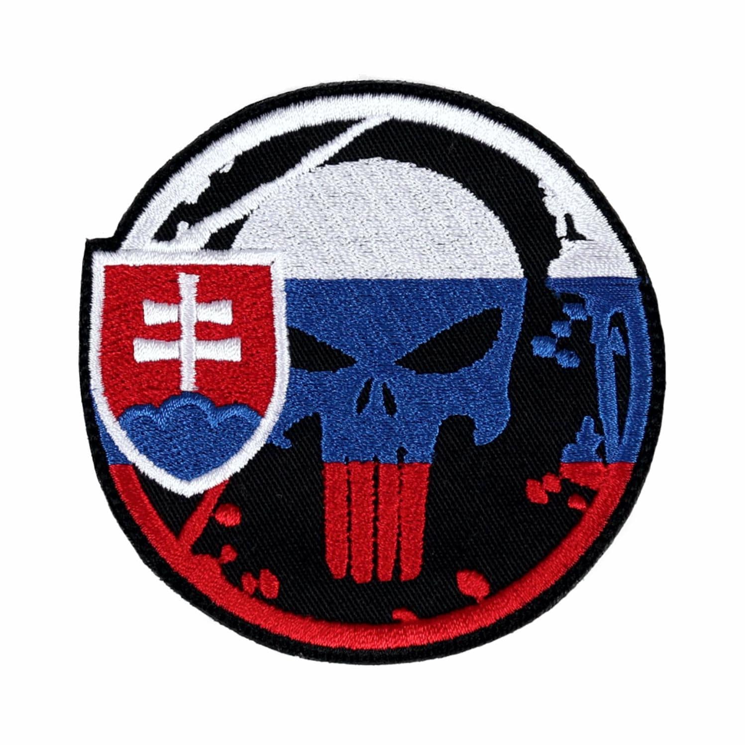 Nášivka - Slovenská vlajka "Punisher"