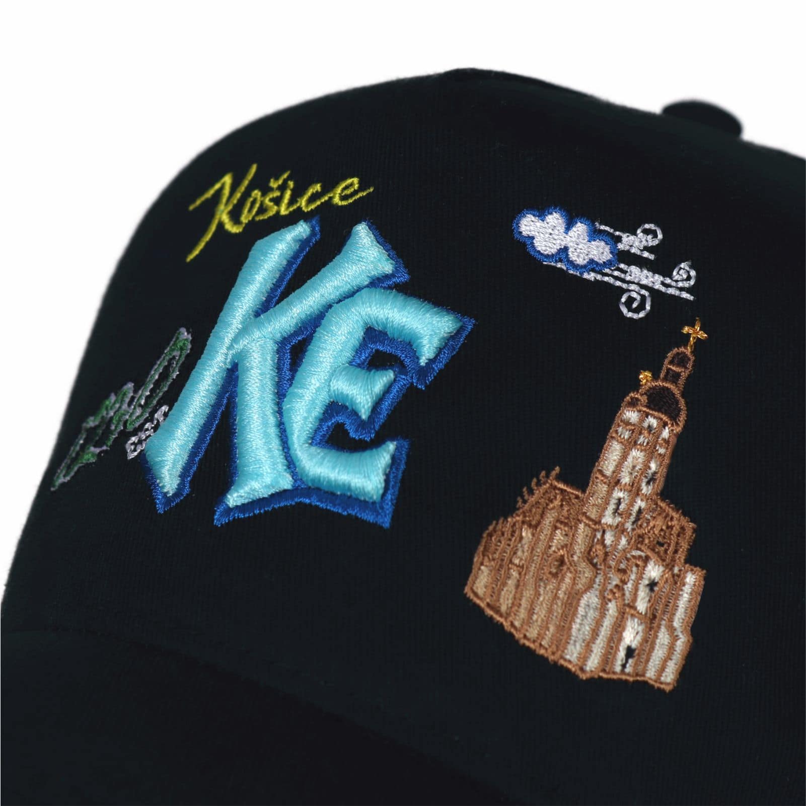 3D výšivka detail